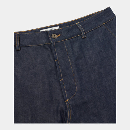 UNIVERSAL WORKS Universal Works Pantalone Military Chino denim - Indaco - Hubert Humangoods