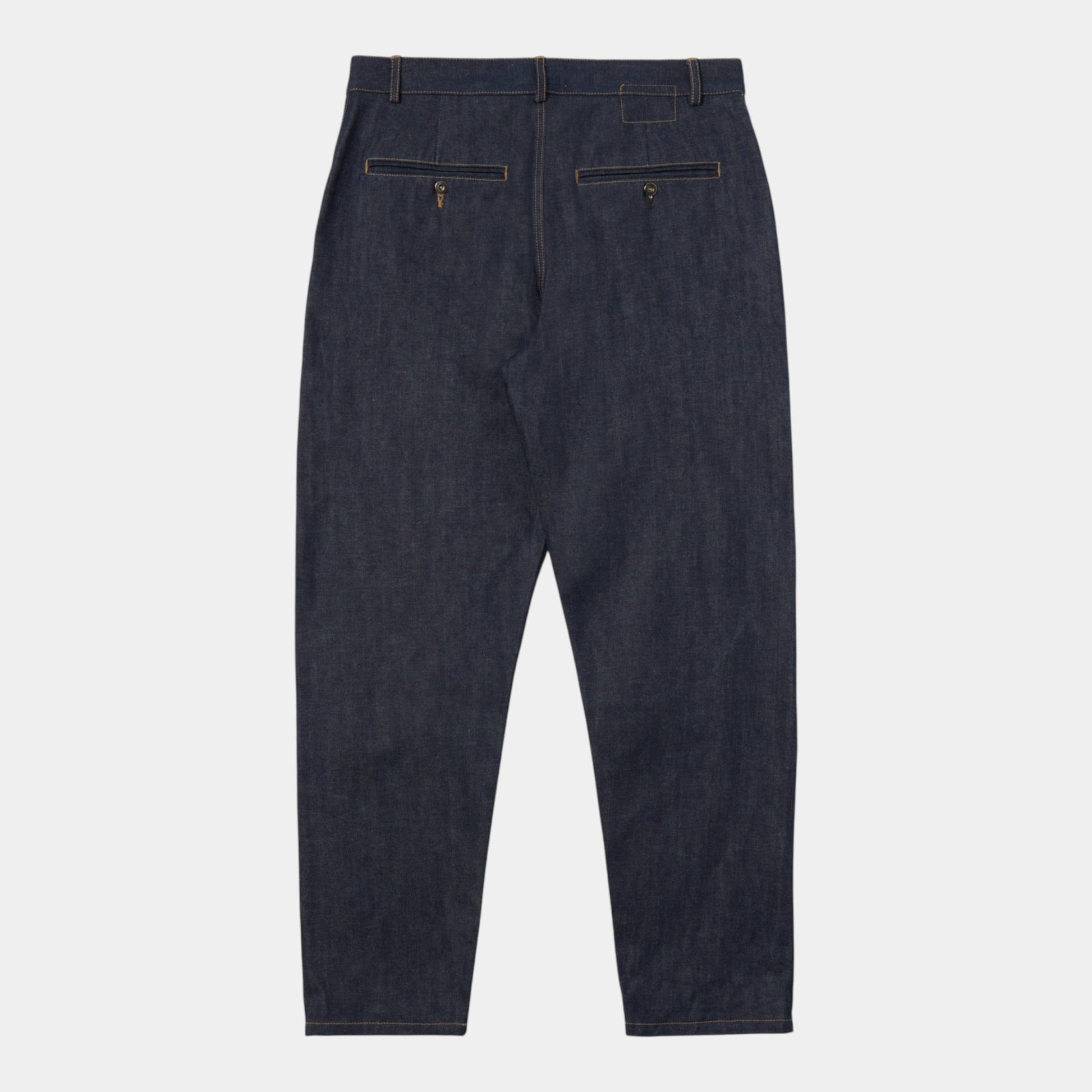 UNIVERSAL WORKS Universal Works Pantalone Military Chino denim - Indaco - Hubert Humangoods