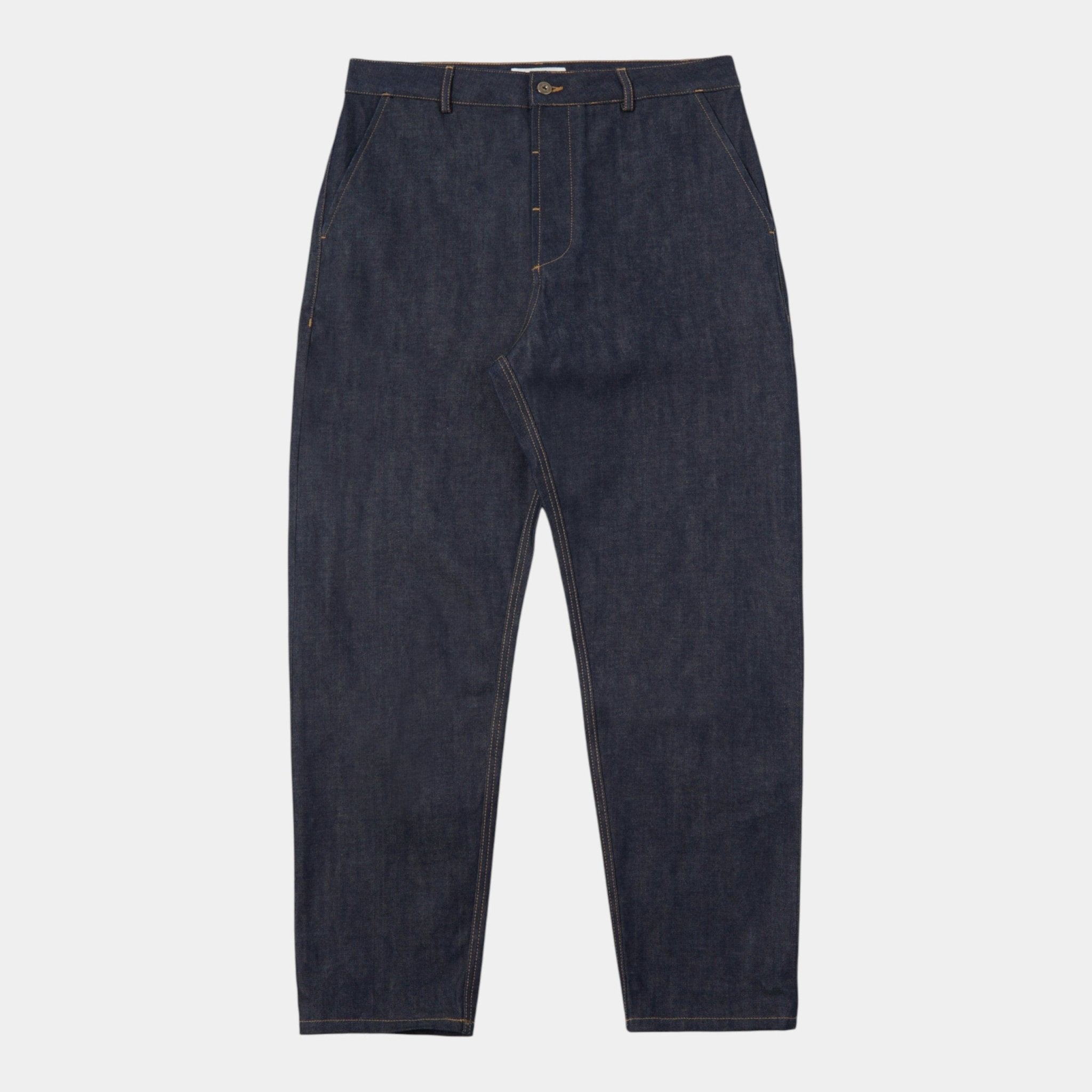 UNIVERSAL WORKS Universal Works Pantalone Military Chino denim - Indaco - Hubert Humangoods