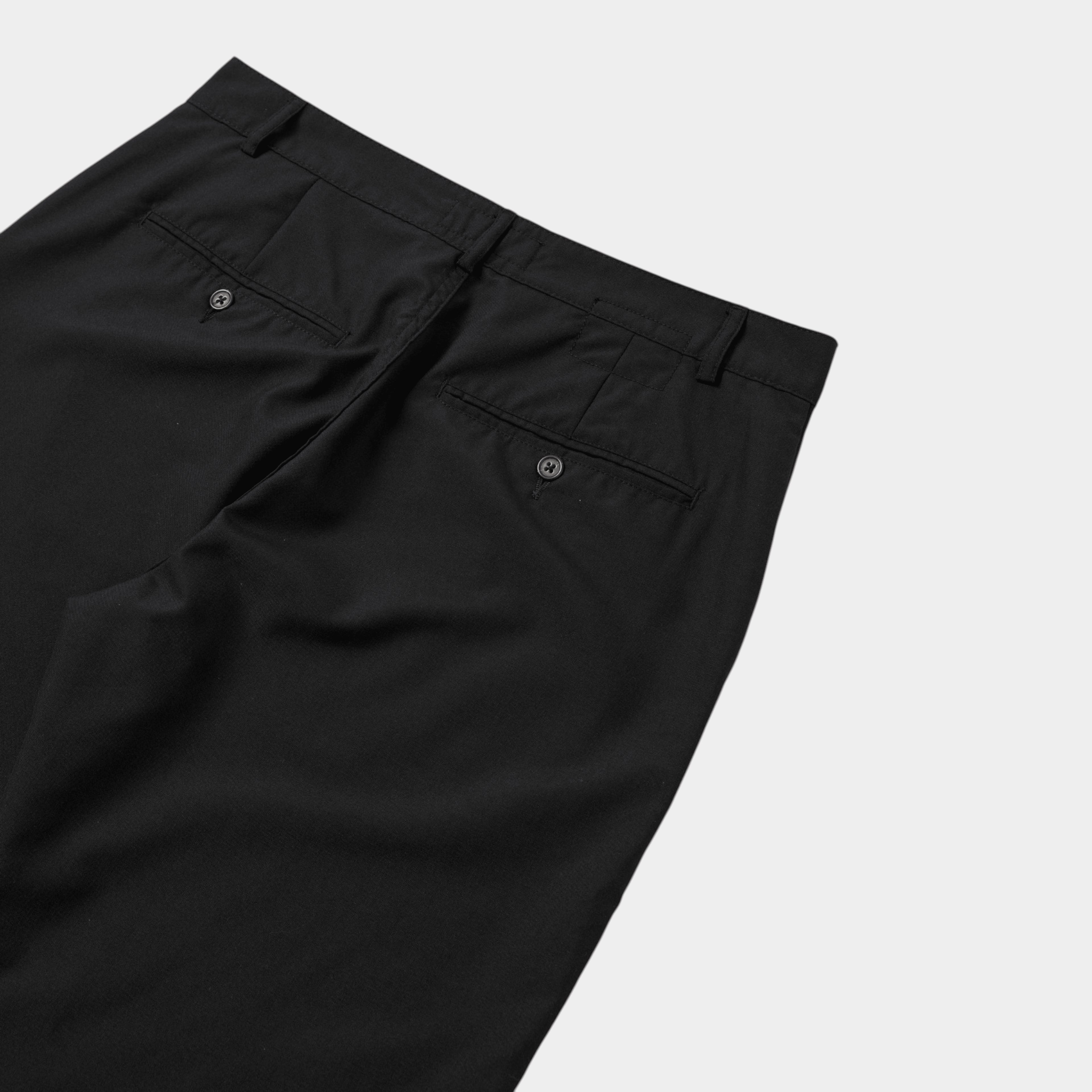 UNIVERSAL WORKS - Universal Works Pantalone Military chino fresco lana - Nero/5 - Hubert Humangoods