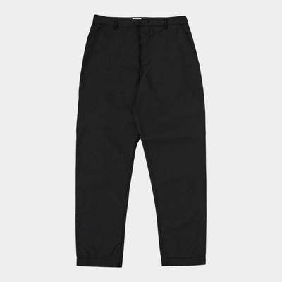 Universal Works Pantalone Military chino in Polytech - Nero