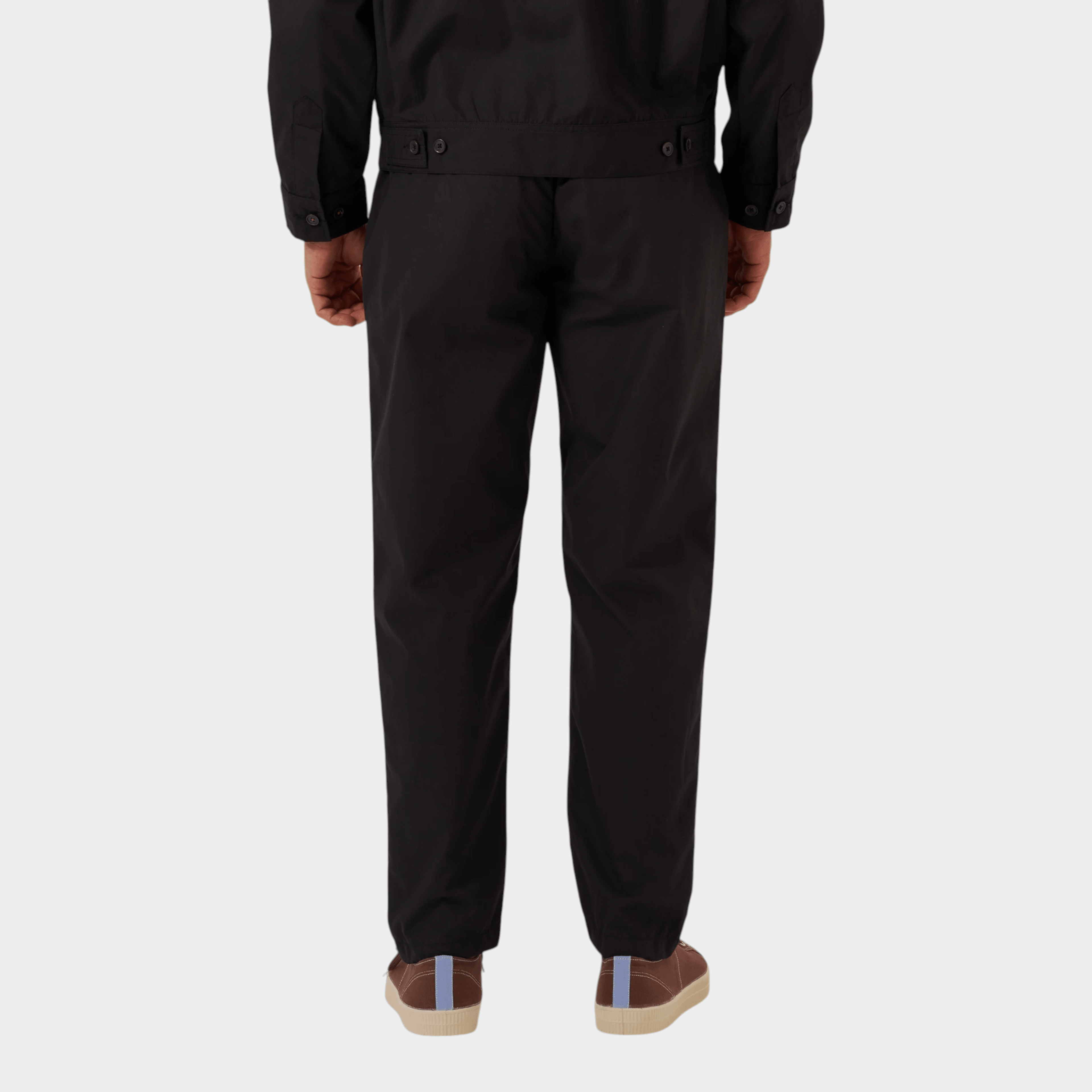 UNIVERSAL WORKS - Universal Works Pantalone Military chino in Polytech - Nero/3 - Hubert Humangoods