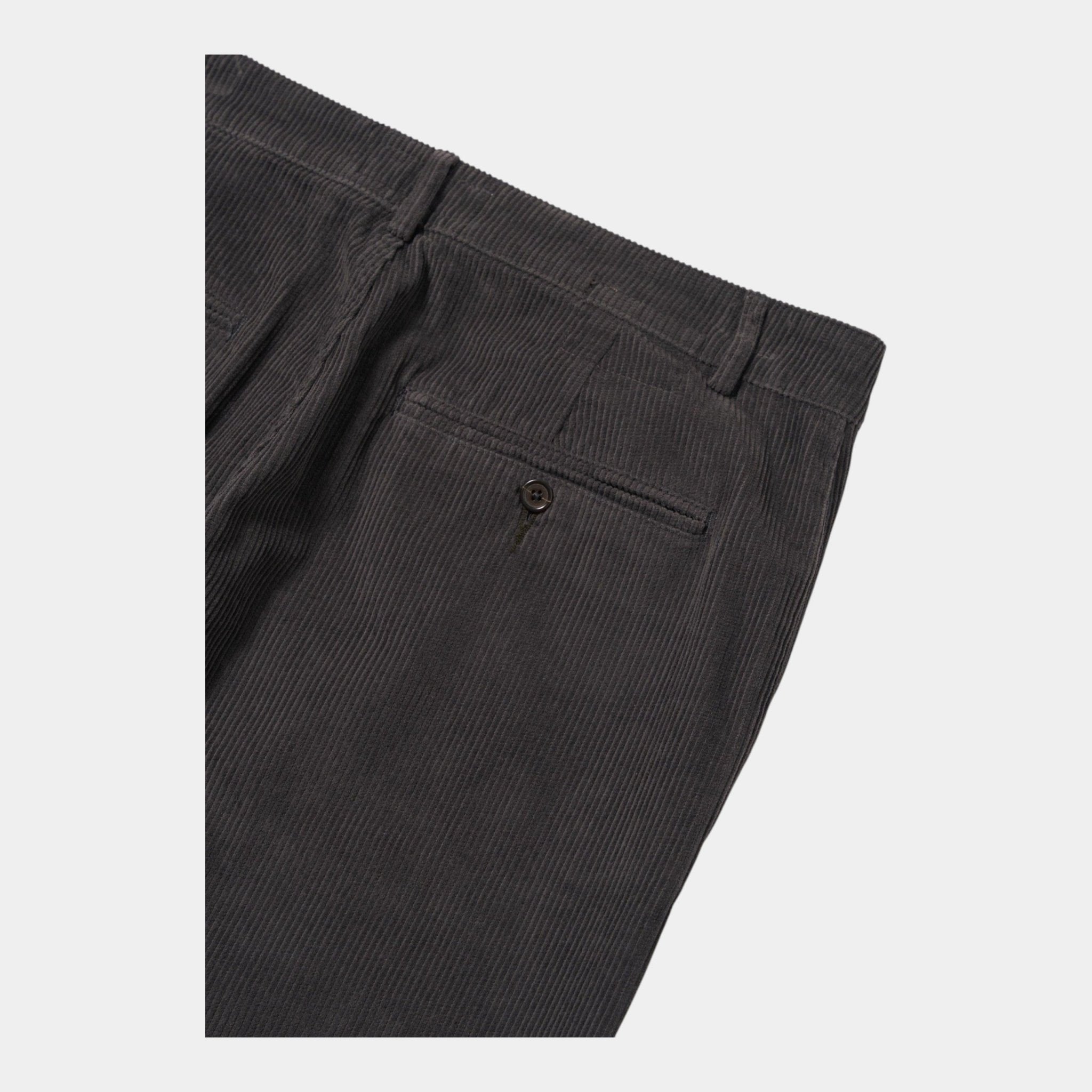 UNIVERSAL WORKS Universal Works Pantalone Military Chino in velluto - Grigio - Hubert Humangoods