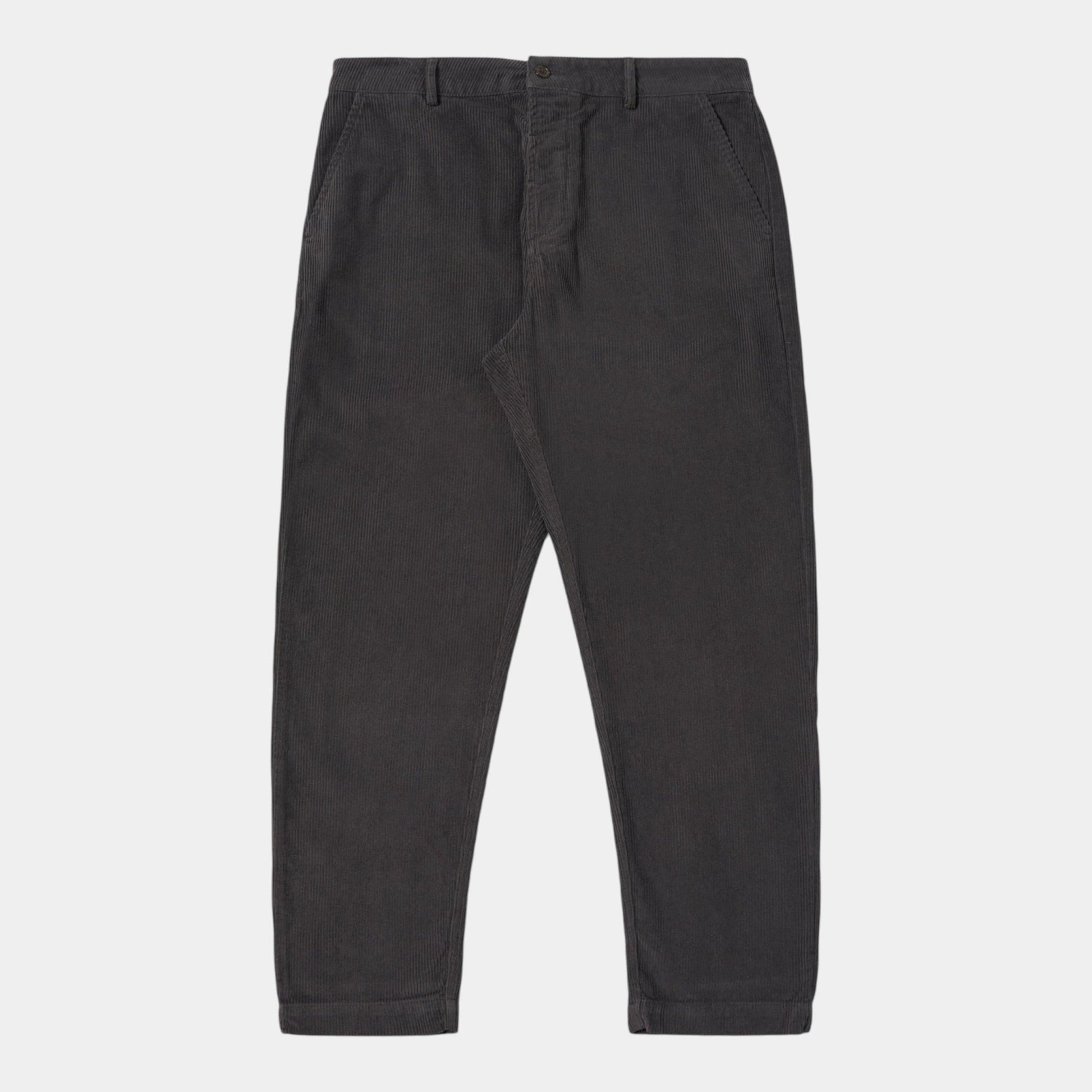 UNIVERSAL WORKS Universal Works Pantalone Military Chino in velluto - Grigio - Hubert Humangoods