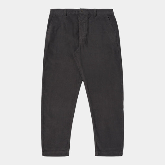 UNIVERSAL WORKS Universal Works Pantalone Military Chino in velluto - Grigio - Hubert Humangoods
