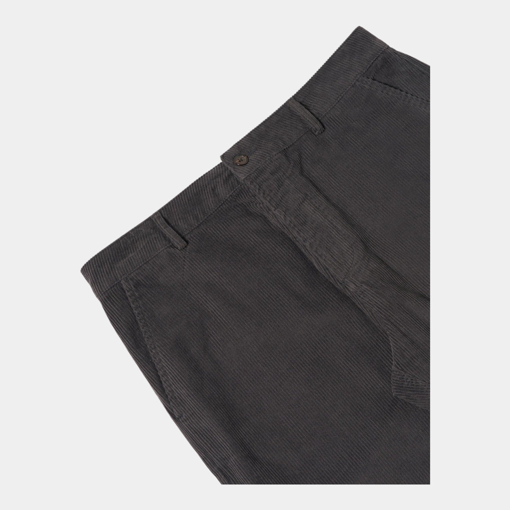 UNIVERSAL WORKS Universal Works Pantalone Military Chino in velluto - Grigio - Hubert Humangoods