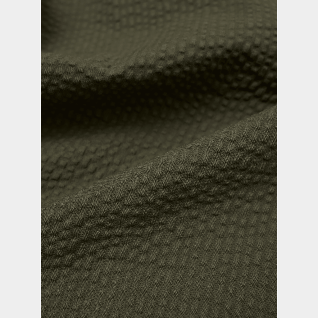 UNIVERSAL WORKS - Universal Works Pantalone Military chino Seersucker - Oliva/6 - Hubert Humangoods