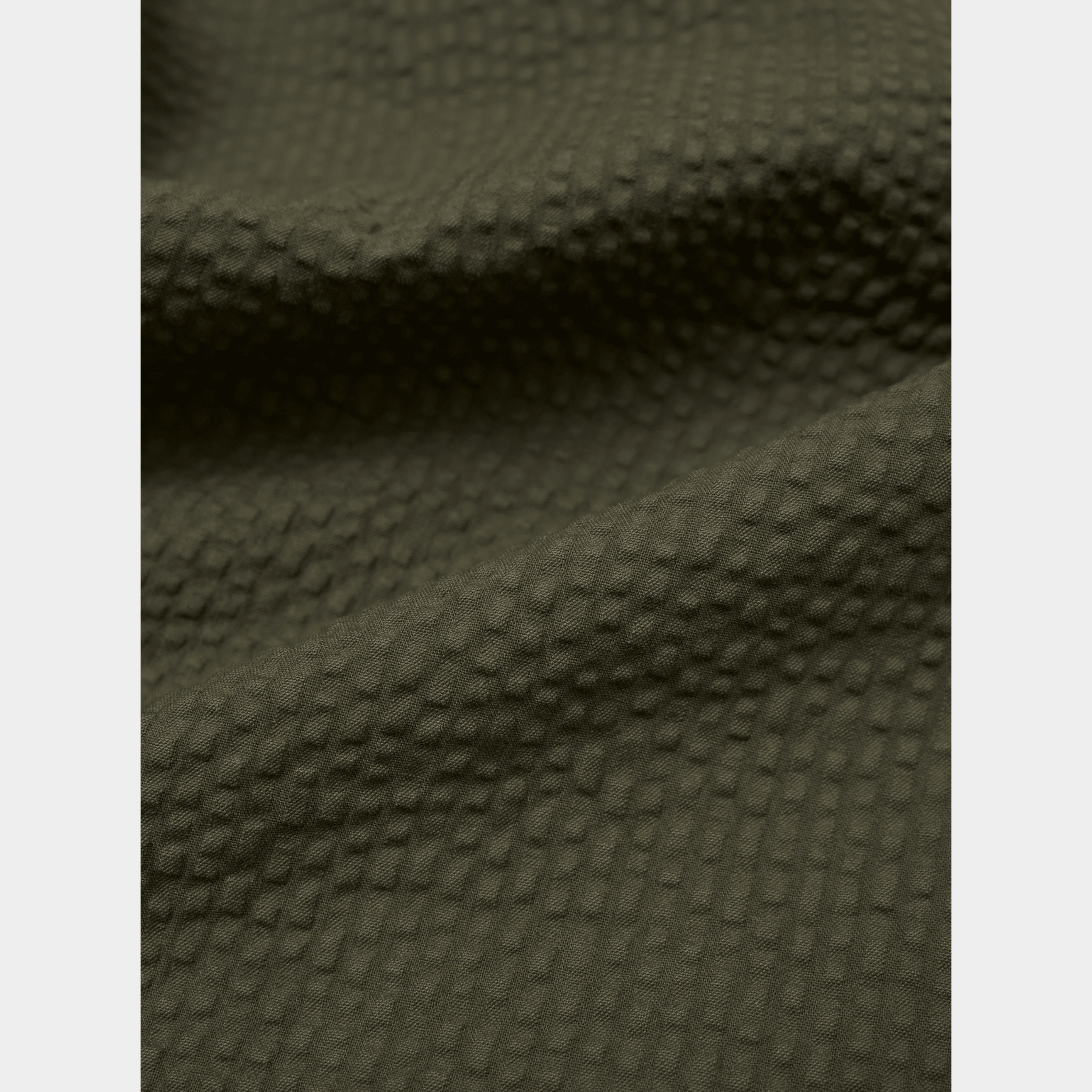 UNIVERSAL WORKS - Universal Works Pantalone Military chino Seersucker - Oliva/6 - Hubert Humangoods