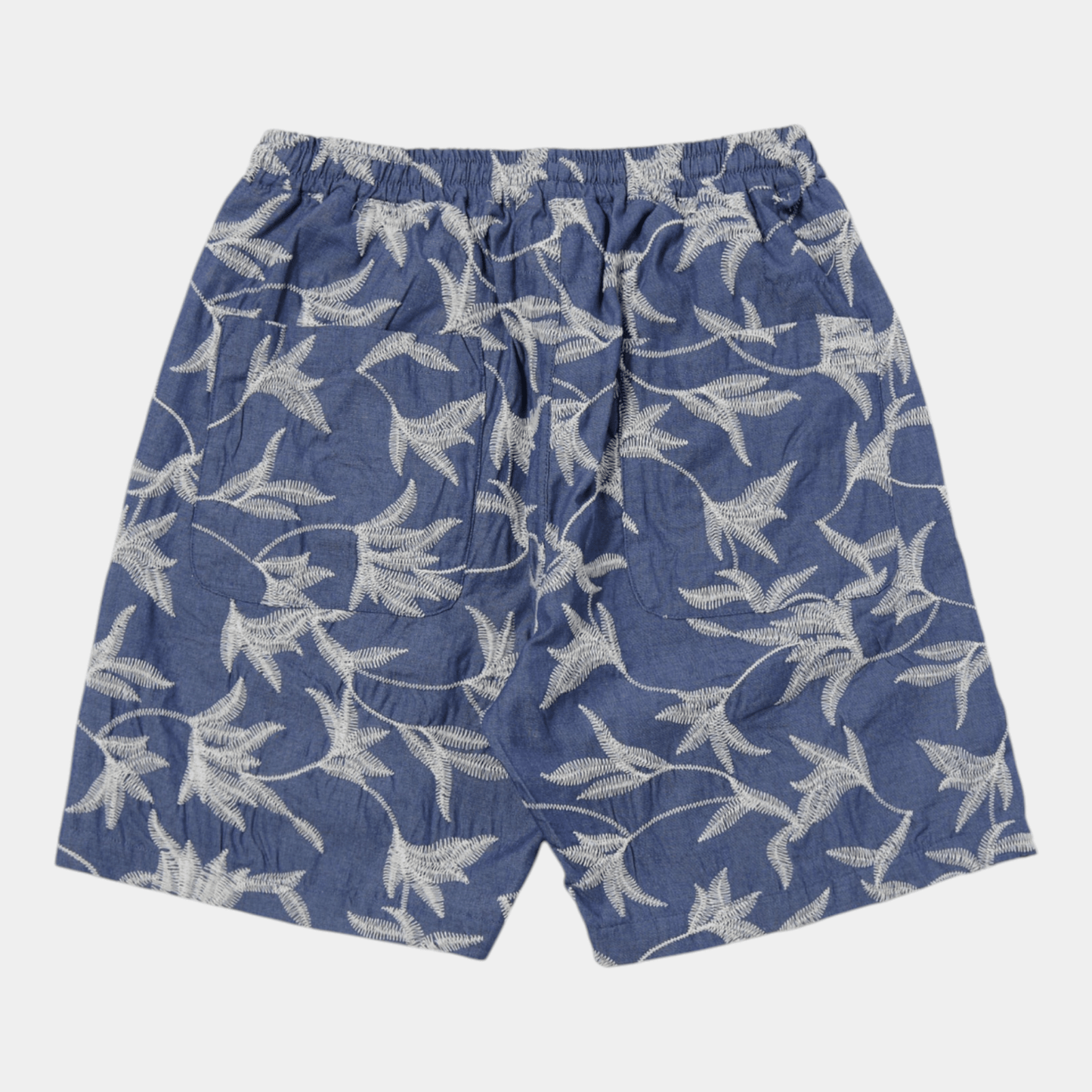 UNIVERSAL WORKS Universal Works Shorts con ricamo - Indigo - Hubert Humangoods