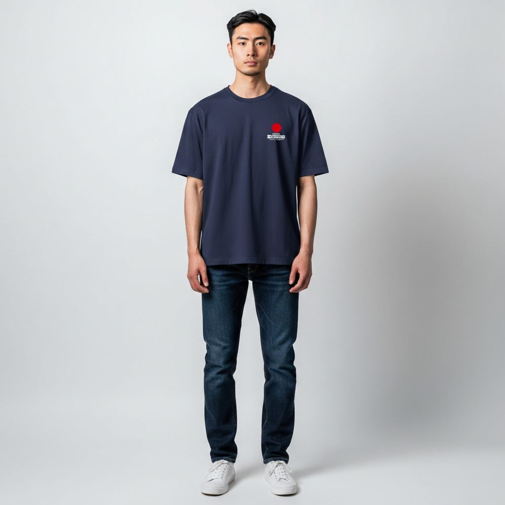 Edwin Tee Shirt Sun - Blu