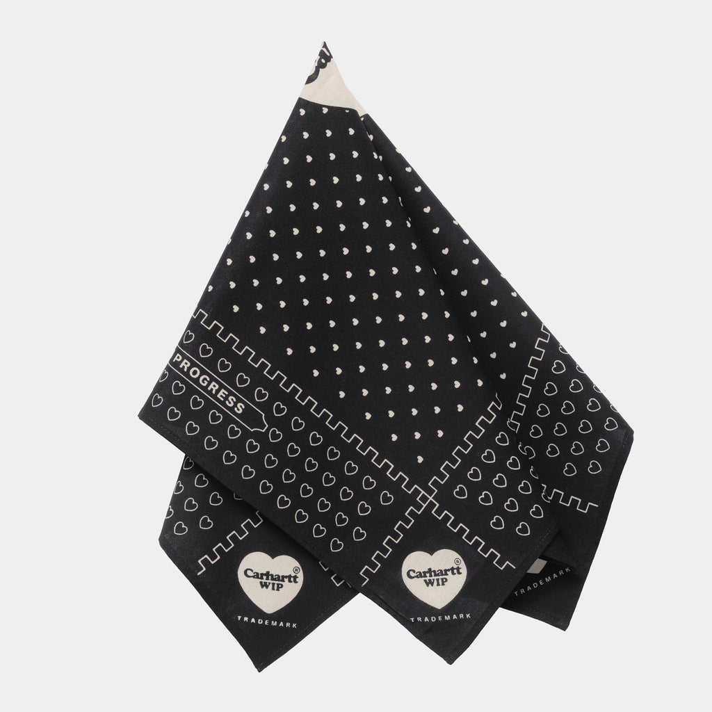 CARHARTT WIP Carhartt Wip Bandana Heart - Nero - Hubert Humangoods