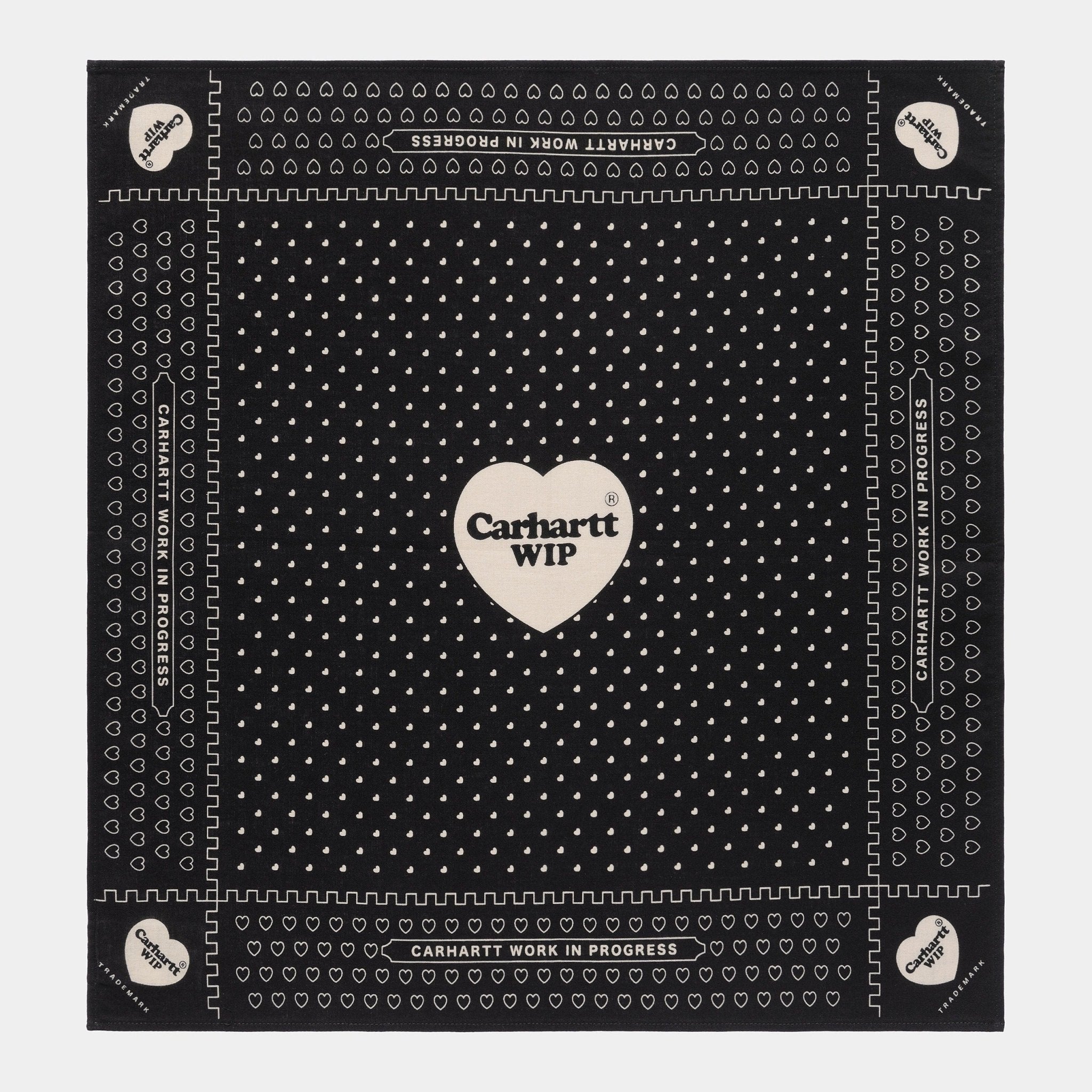 CARHARTT WIP Carhartt Wip Bandana Heart - Nero - Hubert Humangoods