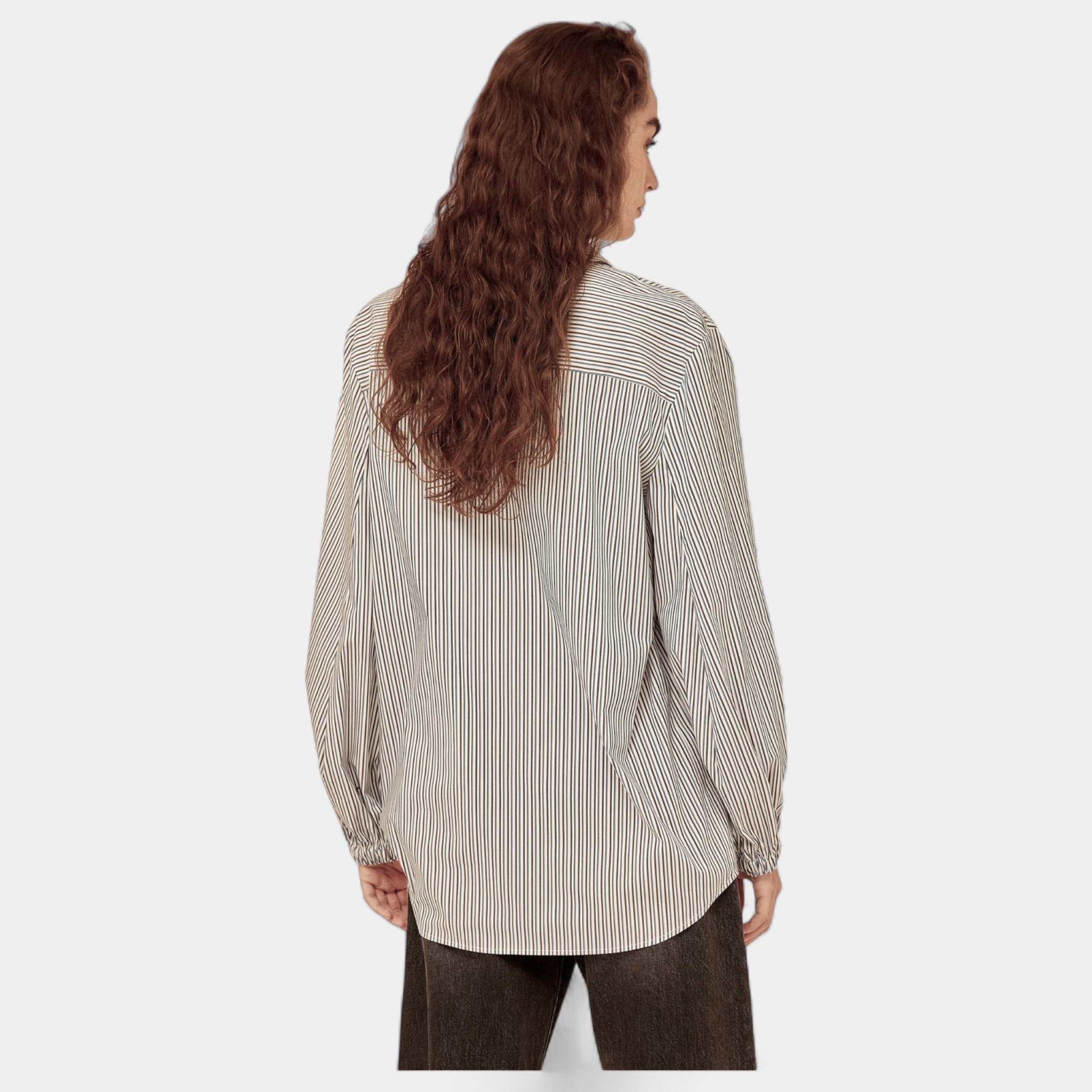 SEMICOUTURE Semicouture Camicia a righe con taschino - Mix Blu - Hubert Humangoods