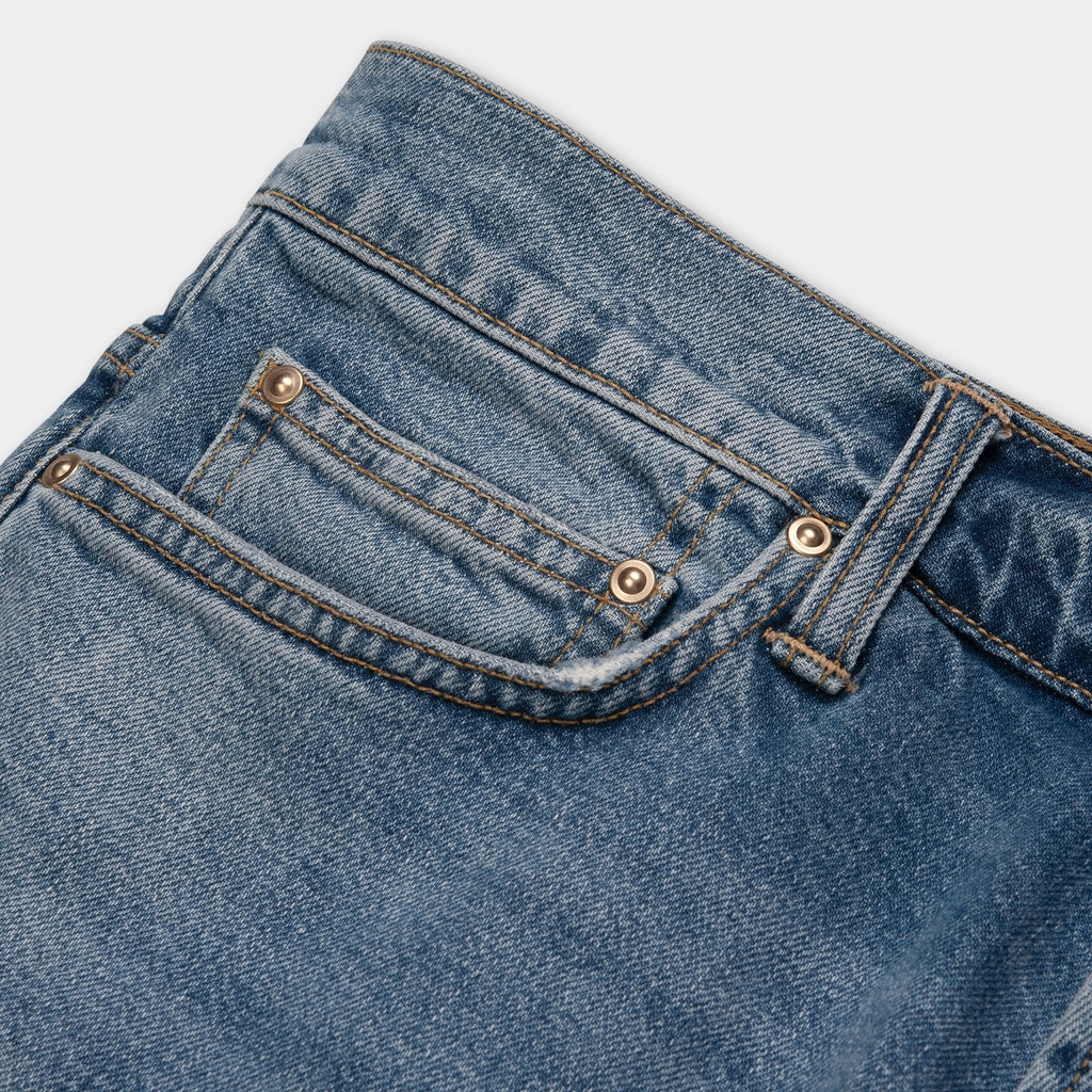 CARHARTT WIP Carhartt Wip Jeans Klondike in Mills denim - Blue Worn Bleached - Hubert Humangoods