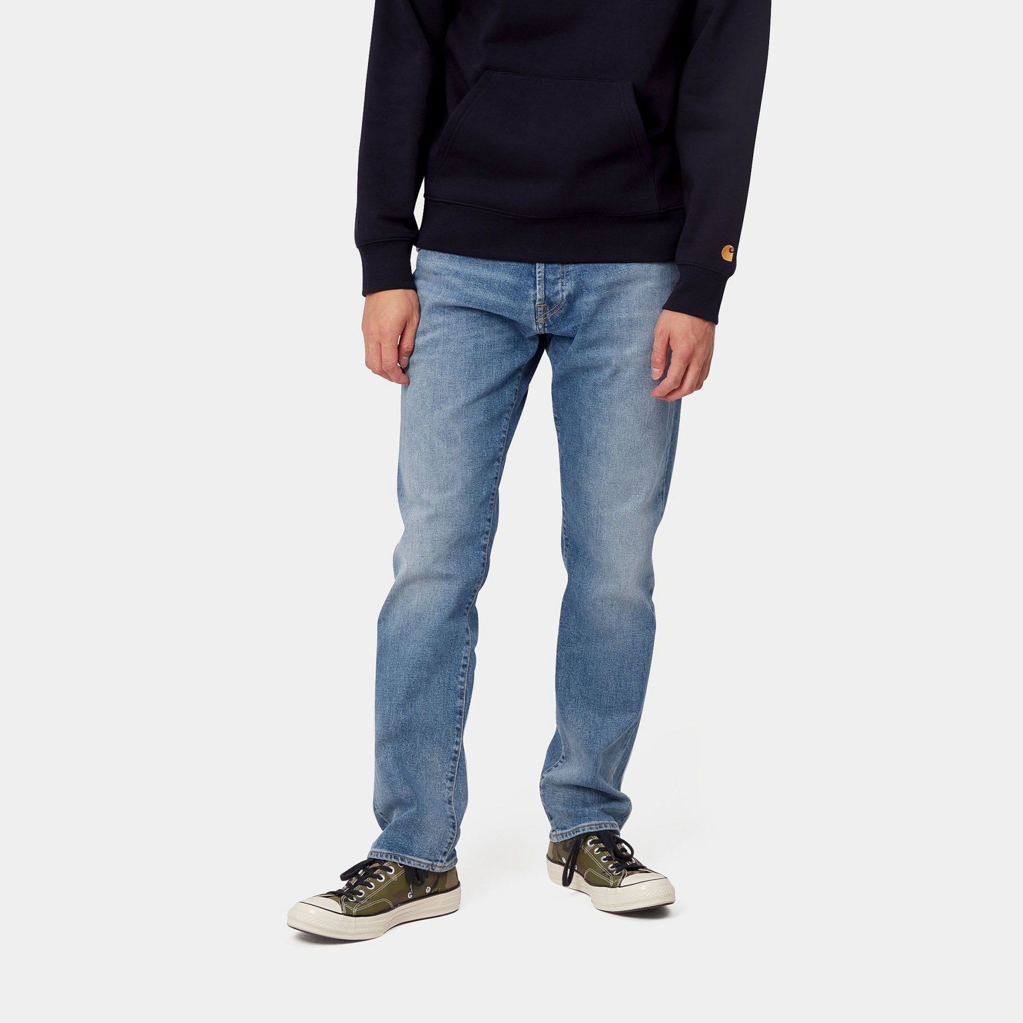 CARHARTT WIP Carhartt Wip Jeans Klondike in Mills denim - Blue Worn Bleached - Hubert Humangoods