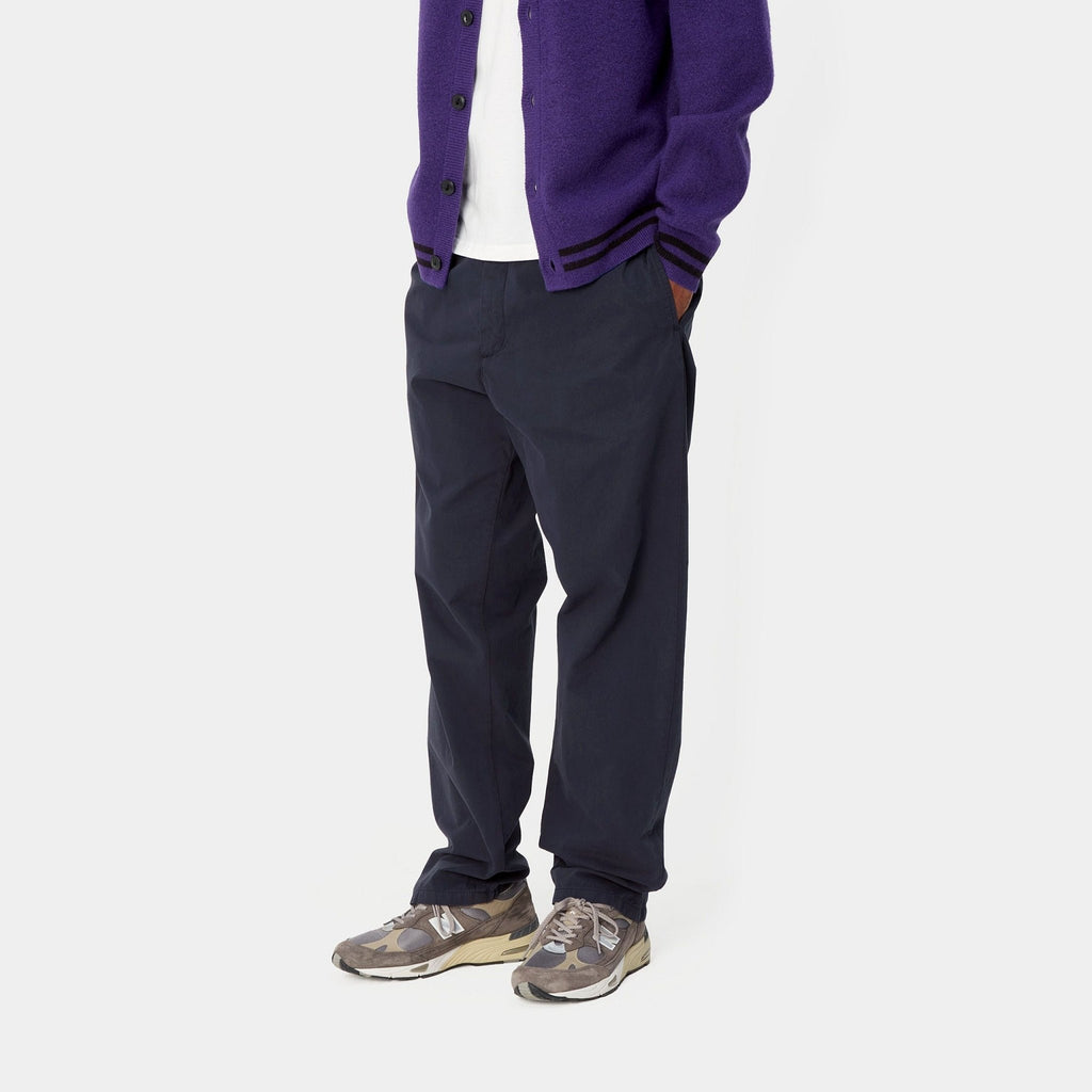 CARHARTT WIP Carhartt Wip Pantaloni Calder in Poplin - Blu - Hubert Humangoods