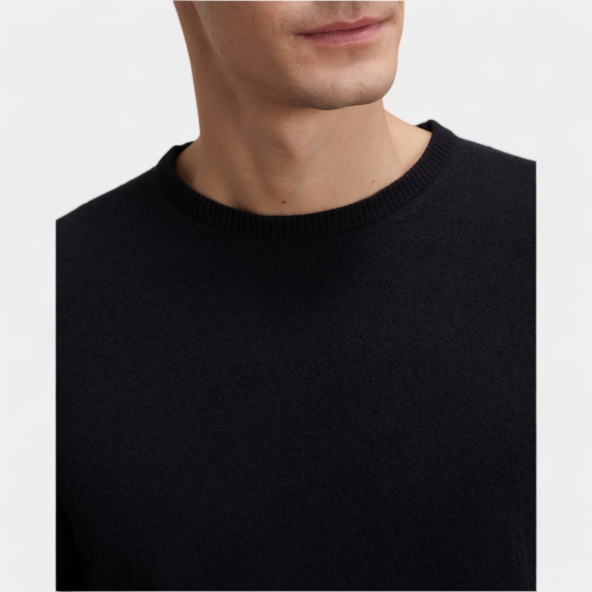 ASPESI Aspesi T-shirt in spugna di cotone - Nero - Hubert Humangoods