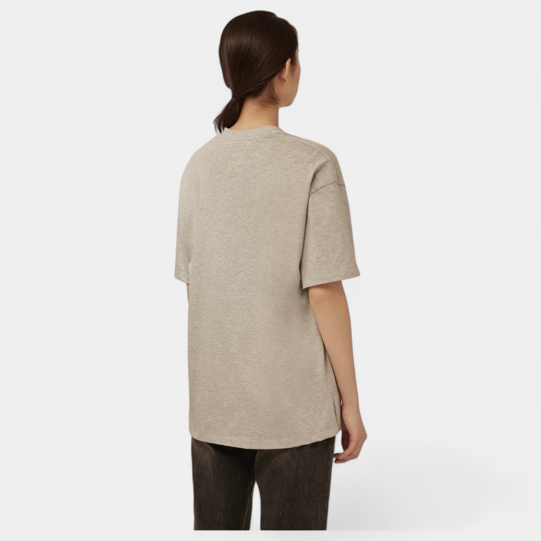 SEMICOUTURE Semicouture T-shirt scollo a V - Grigio - Hubert Humangoods