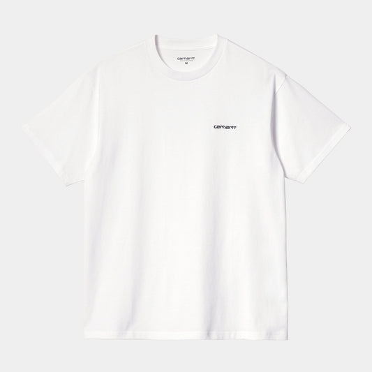 CARHARTT WIP Carhartt Wip T-Shirt Script Embroidery - Bianco - Hubert Humangoods